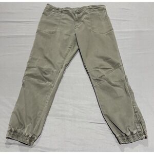 Aventura Olive Outdoor Utility Pants Womens 10 Zip Ankle Hiking Travel
